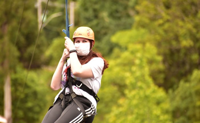Jungle top Zipline Suspension Bridges Plus Monkeys and Sloth Hangout